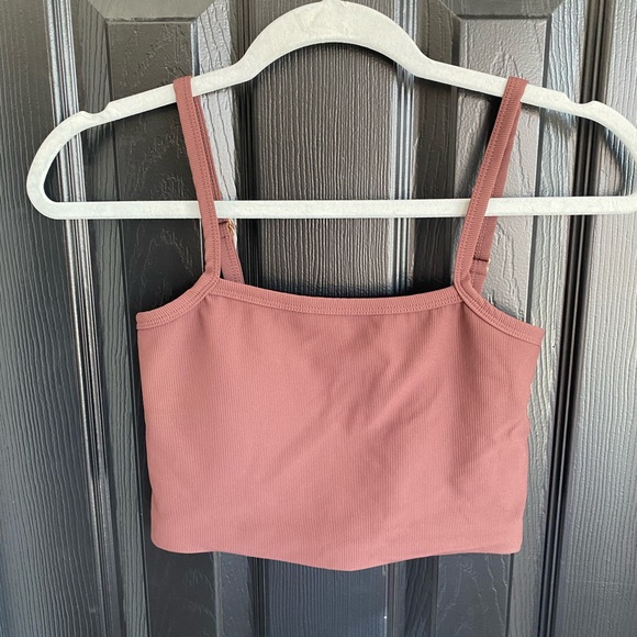 Wilo ribbed padded crop cami-Size S - Picture 2 of 6